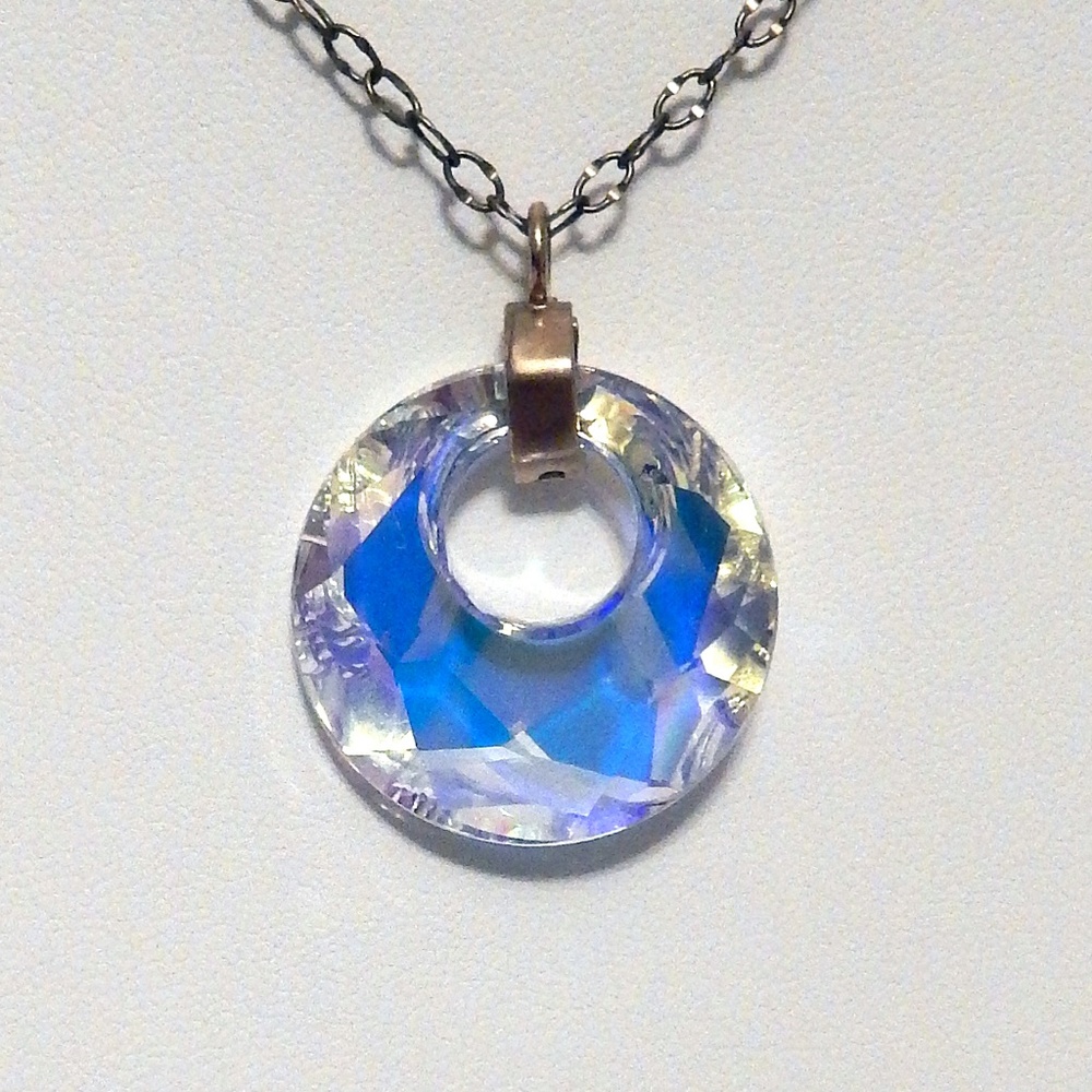 Victory Crystal Pendant Necklace
